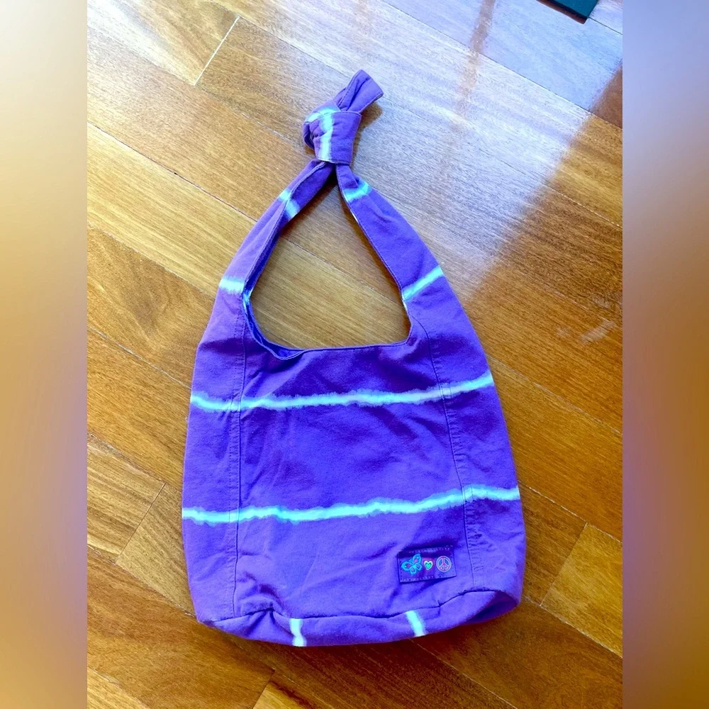 NWOT The CHILDREN’S PLACE Girls PURPLE TOTE BAG Tie Dye